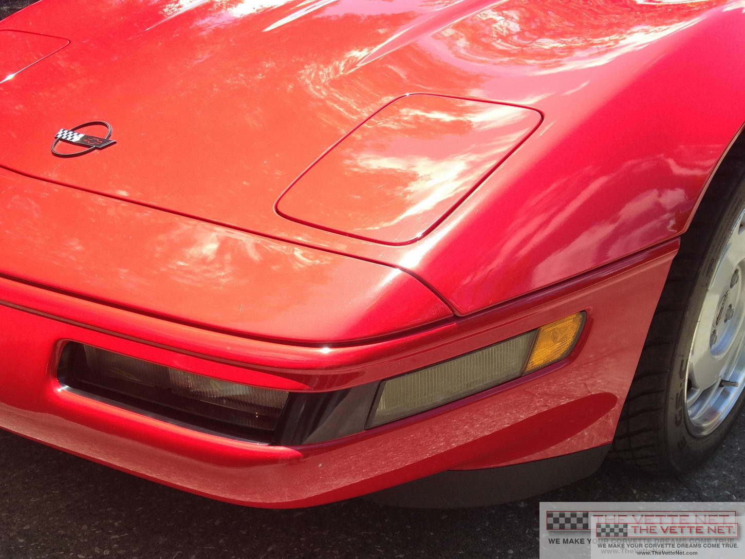 1992 Corvette Convertible Bright Red