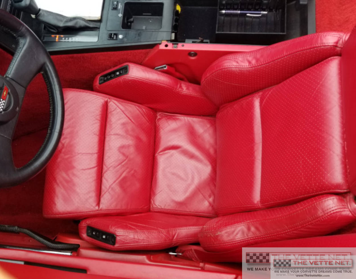 1986 Corvette Convertible Bright Red