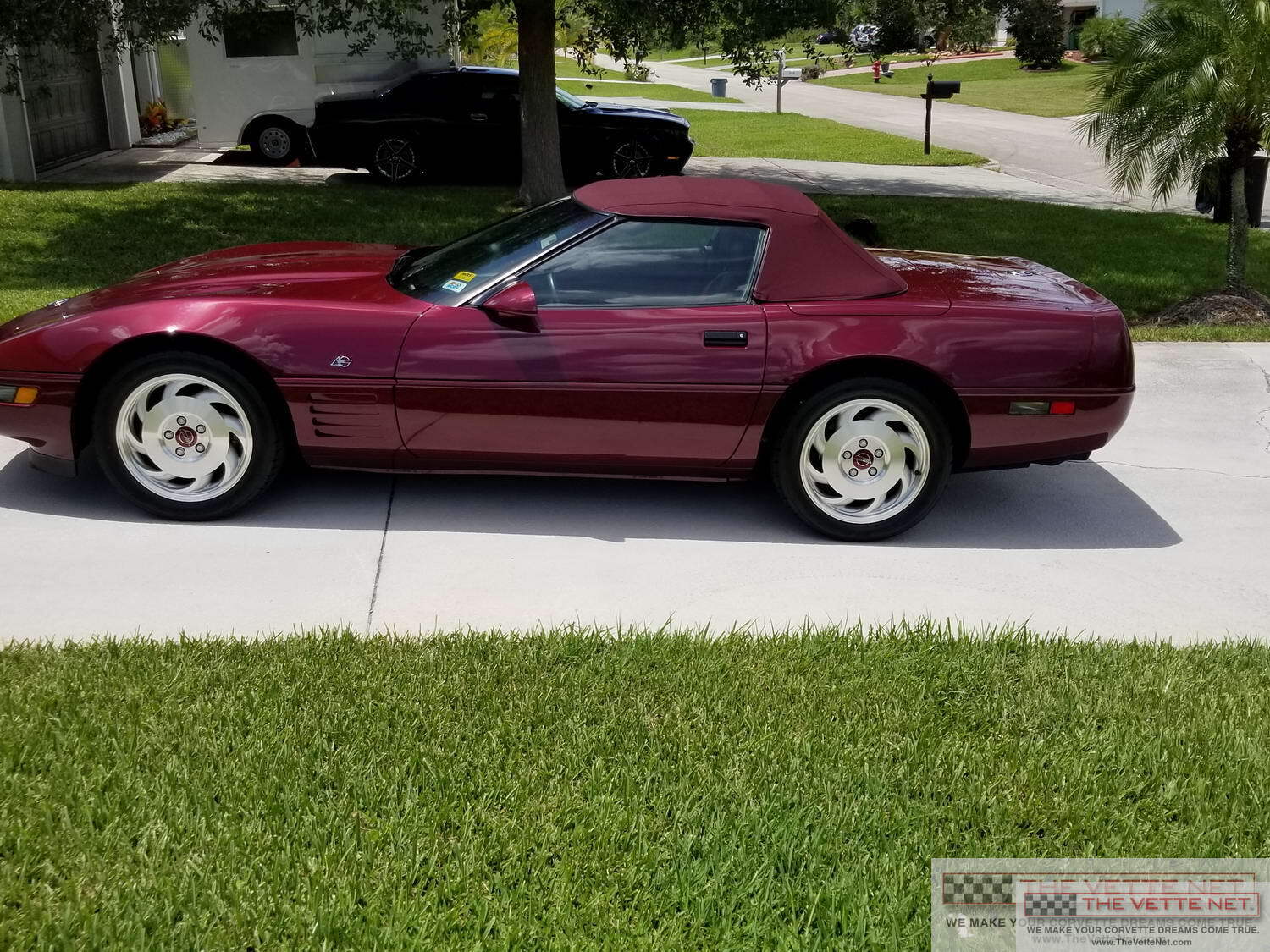 1993 Corvette Convertible Ruby Red