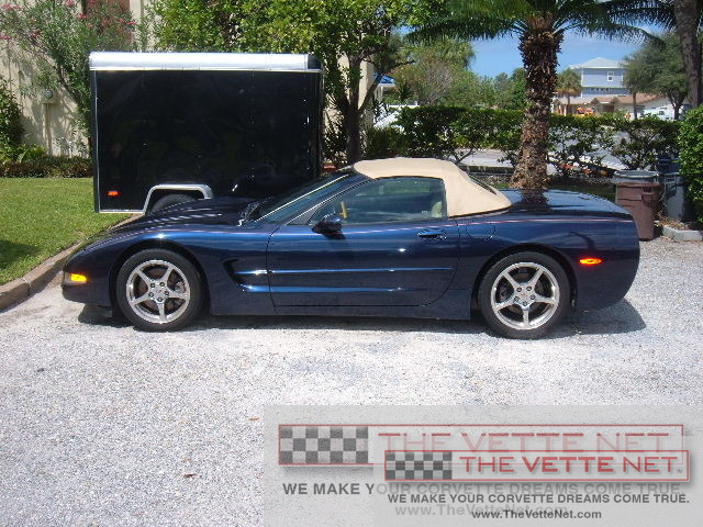 1999 Corvette Convertible Navy Blue Metallic