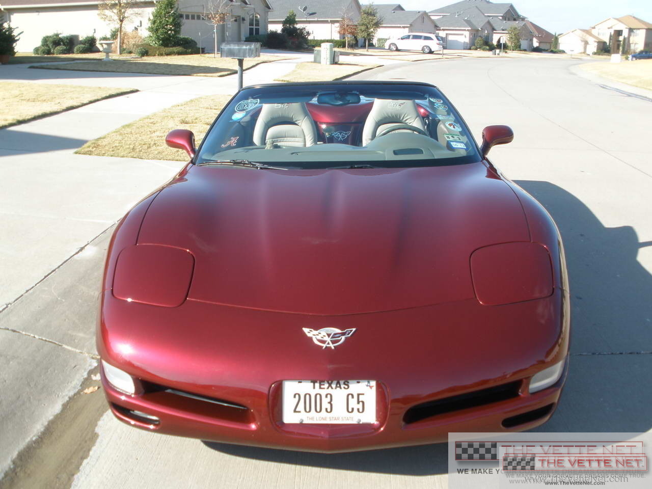 2003 Corvette Convertible Anniversary Red