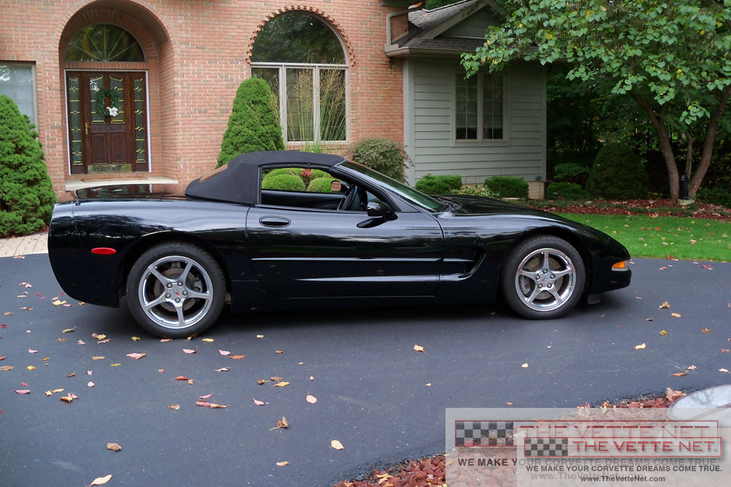 2002 Corvette Convertible Black