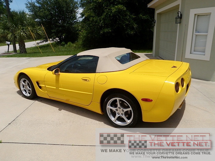 2000 Corvette Convertible Millennium Yellow