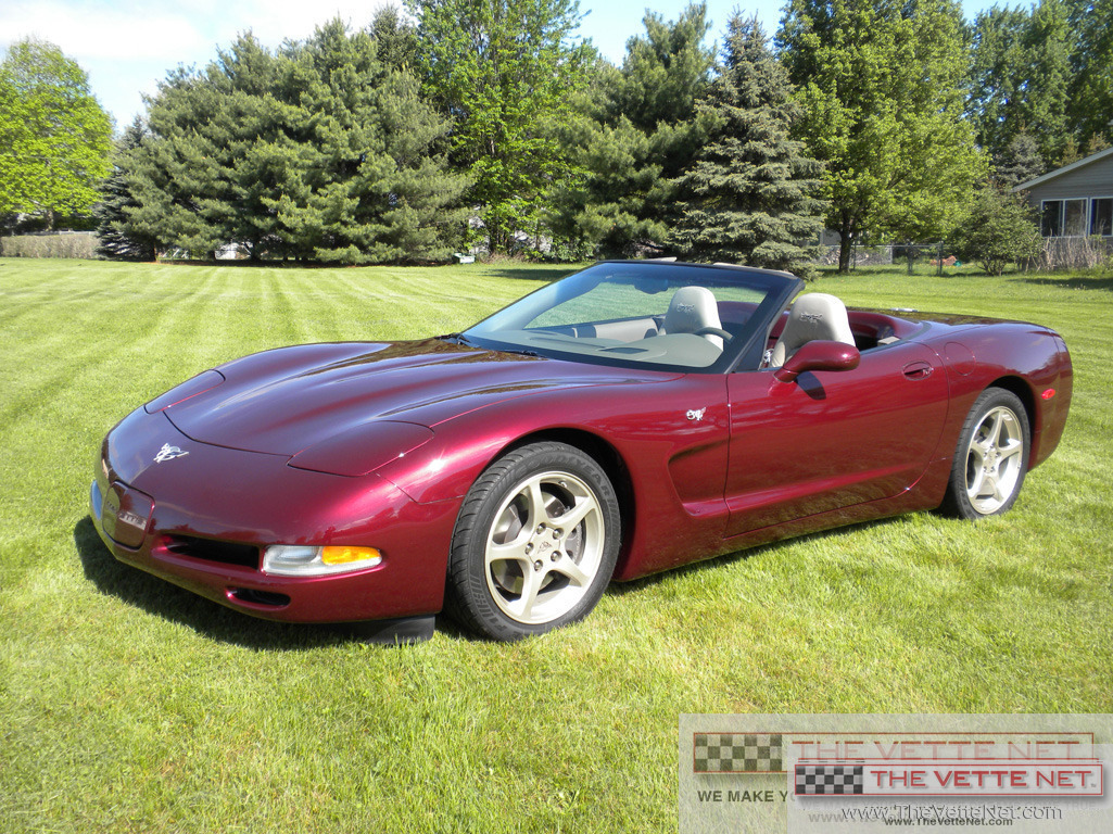 2003 Corvette Convertible Anniversary Red