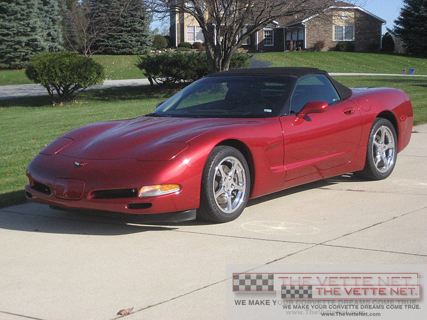 2001 Corvette Convertible Magnetic Red