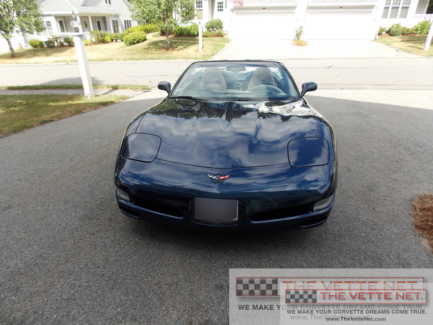 2001 Corvette Convertible Navy Blue
