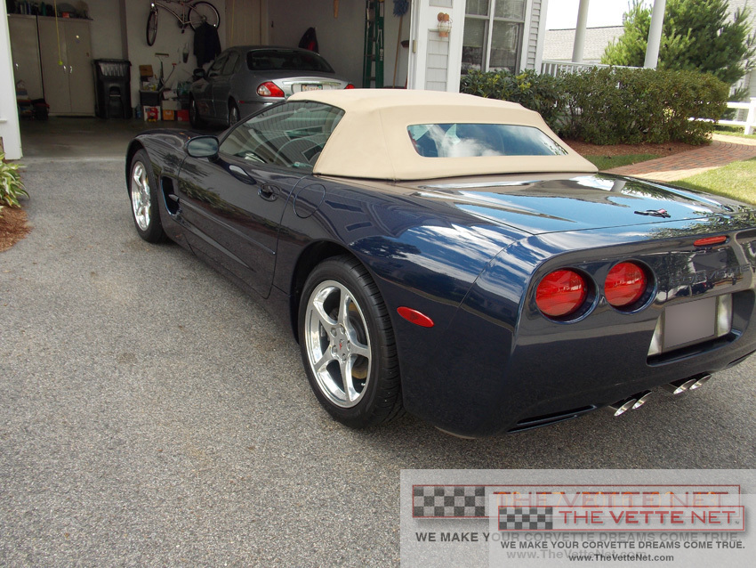 2001 Corvette Convertible Navy Blue
