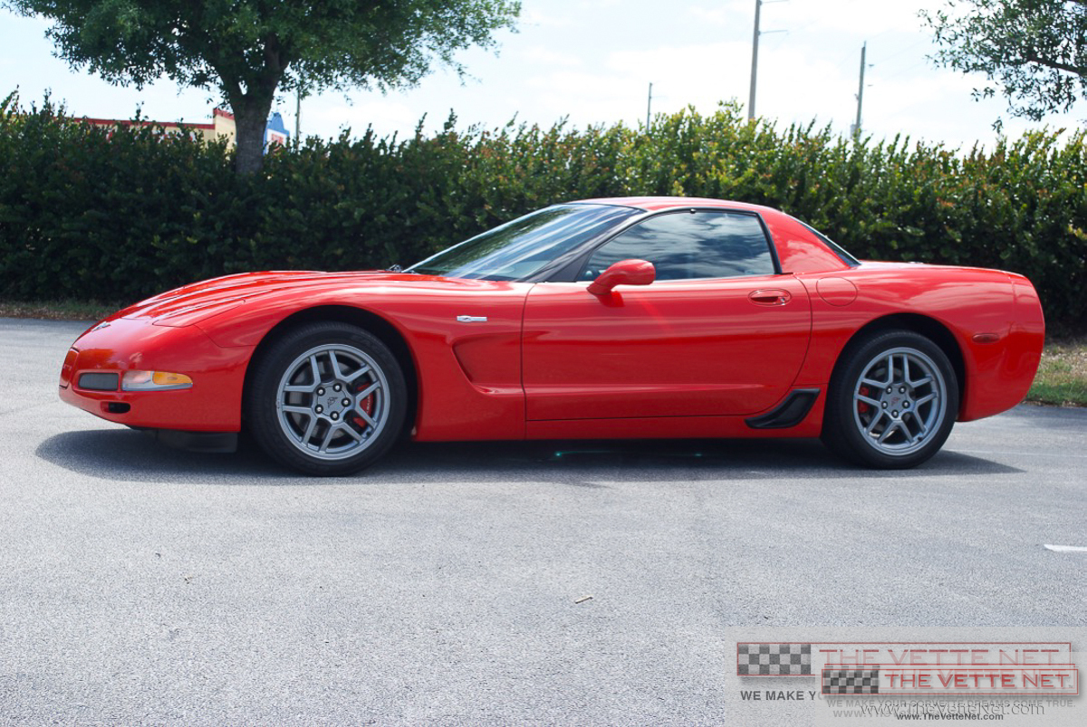 2003 Corvette Hardtop Torch Red