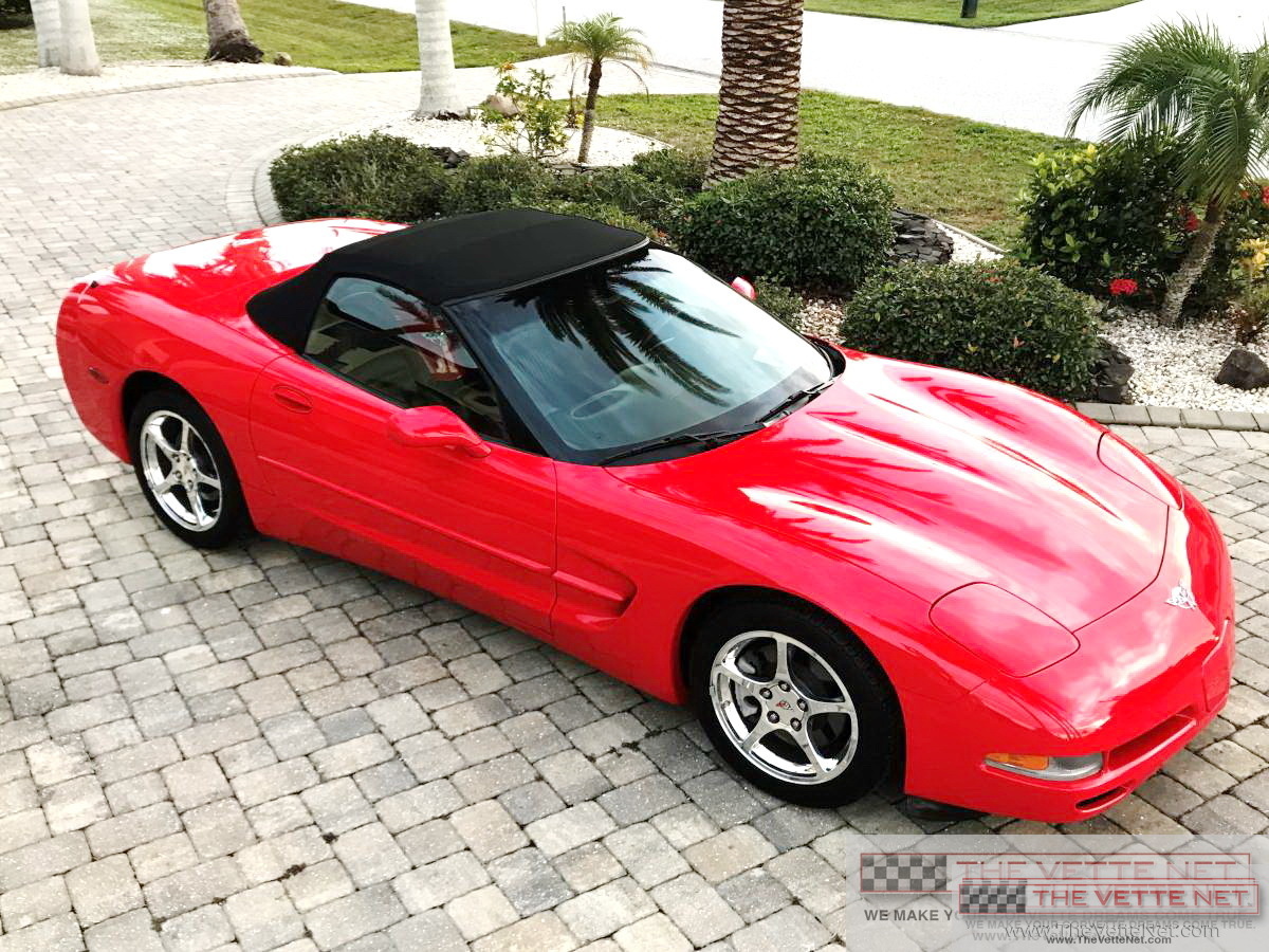 2003 Corvette Convertible Red
