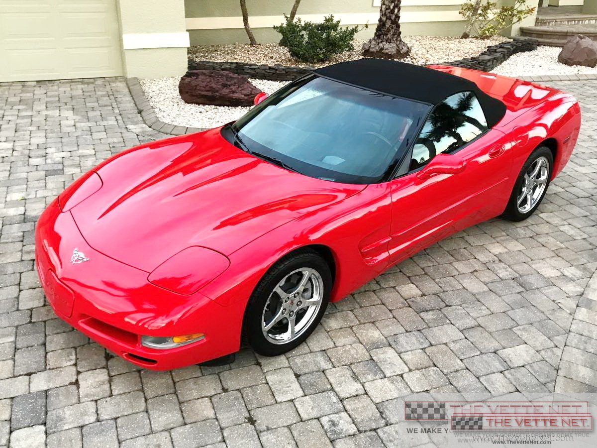 2003 Corvette Convertible Red