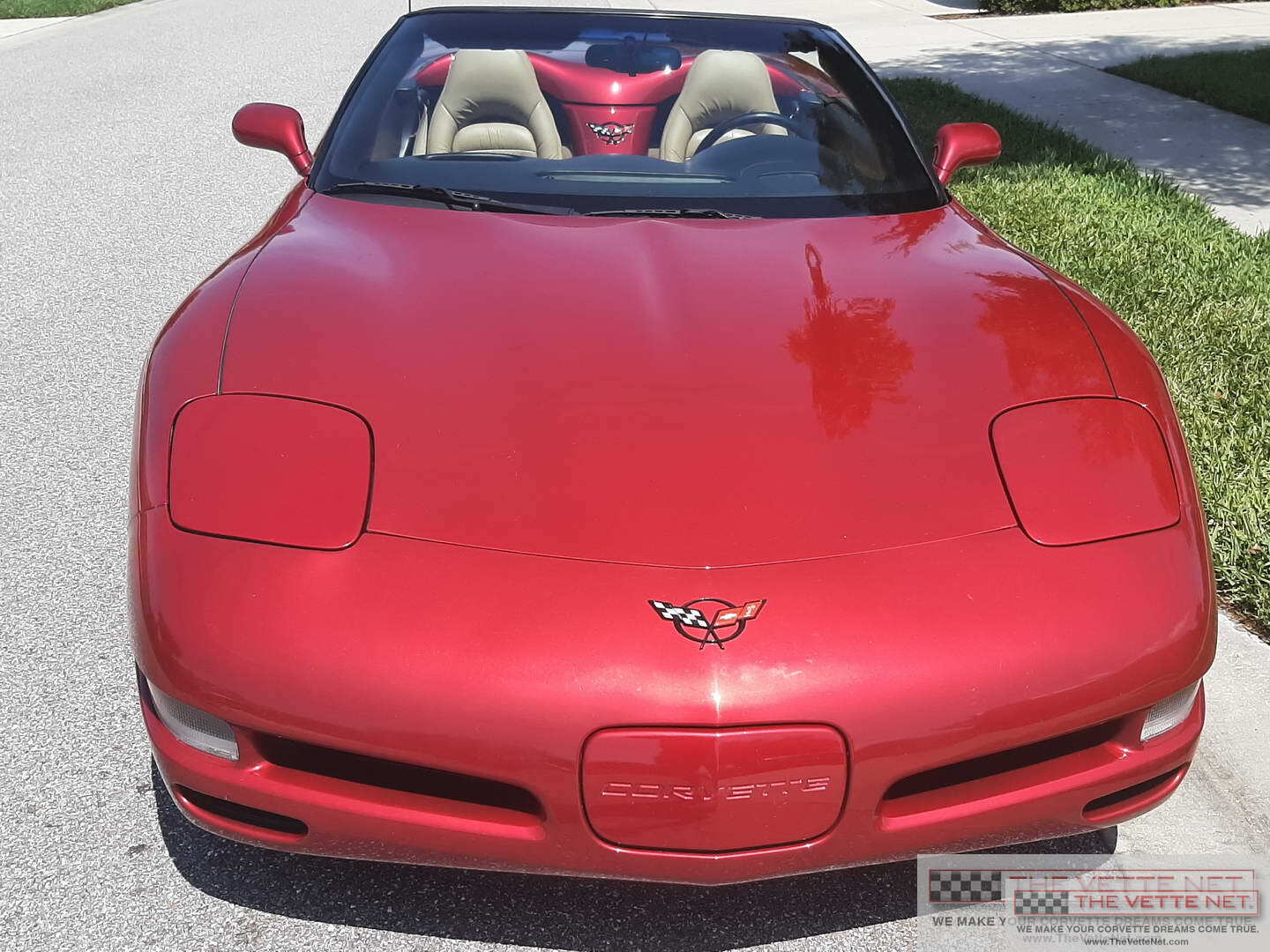 2000 Corvette Convertible Magnetic Red Metallic