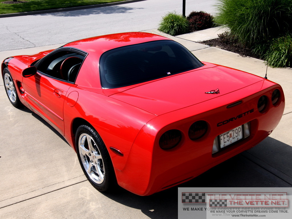 2000 Corvette Hardtop Torch Red