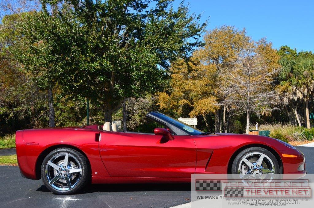 2007 Corvette Convertible Monterey Red