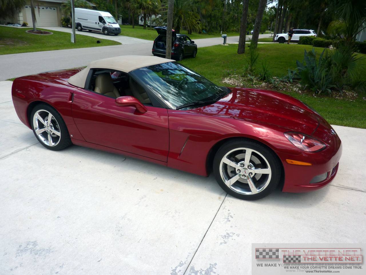 2009 Corvette Convertible Crystal Red Met Tintcoat