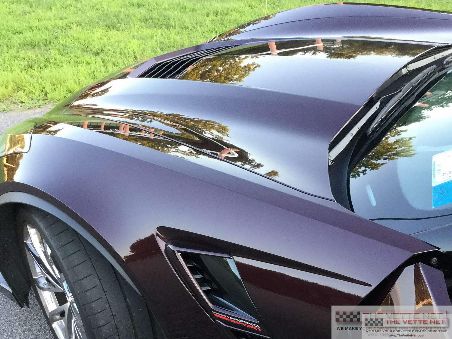 2017 Corvette Coupe Black Rose Metallic