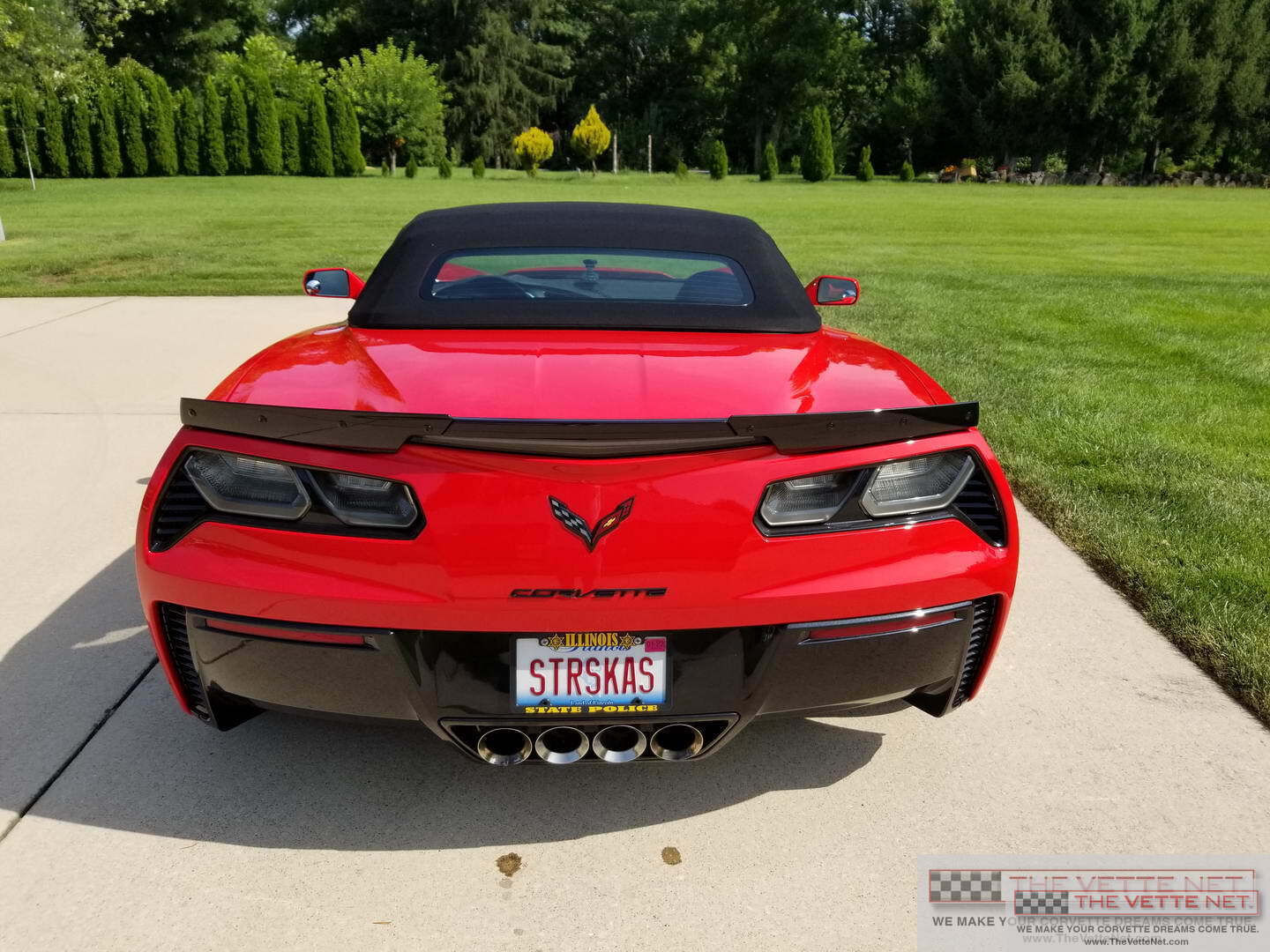 2016 Corvette Convertible Red