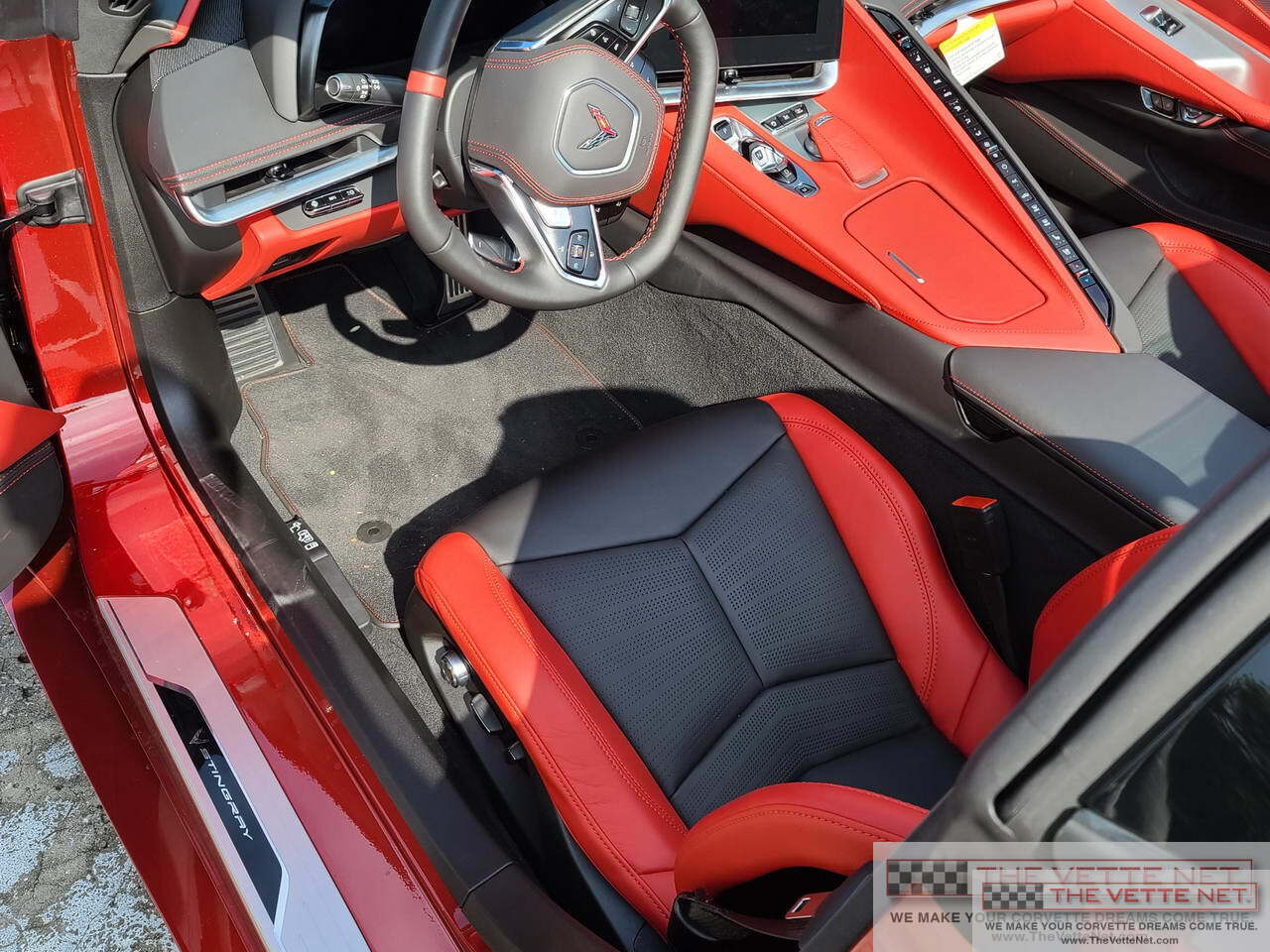 2021 Corvette Convertible Red Mist